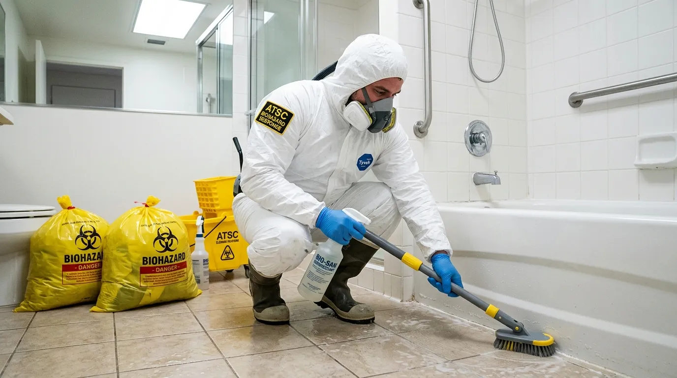 Decontamination equipment deployed for Blood Cleanup in Boardman